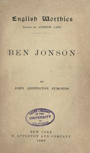 Ben Jonson