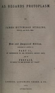 As regards protoplasm