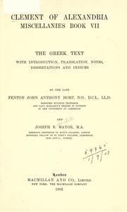 Miscellanies book VII