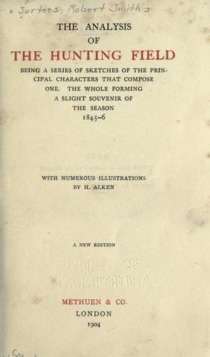The analysis of the hunting field