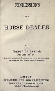 Confessions of a horse dealer