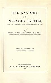 The anatomy of the nervous system