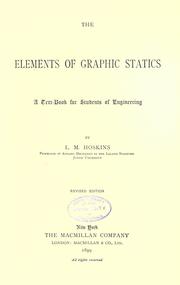 The elements of graphic statics