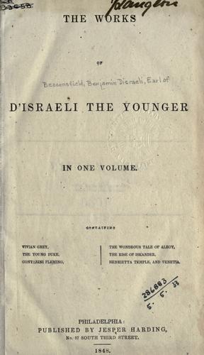 The works of D'Israeli the younger