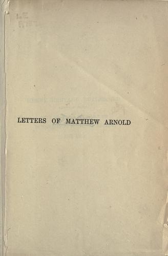 Letters, 1848-1888