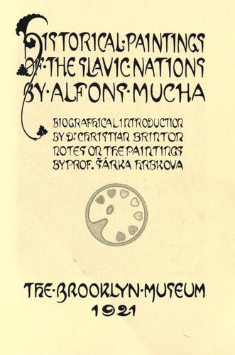 Historical paintings of the Slavic nations