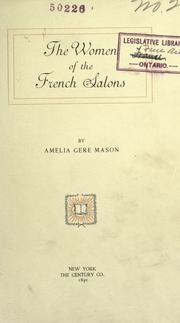 The women of the French salons