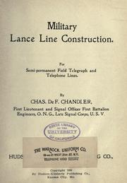 Military lance line construction