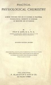 Practical physiological chemistry