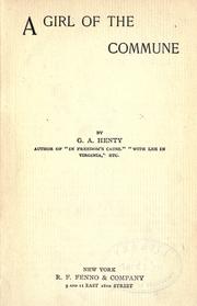 A girl of the commune