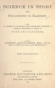 Science in sport made philosophy in earnest