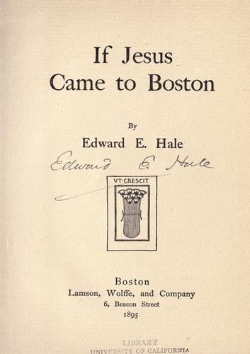 If Jesus came to Boston