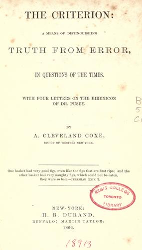The criterion