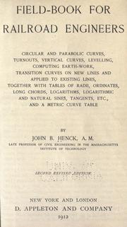 Field-book for railroad engineers