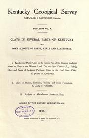 Clays in several parts of Kentucky