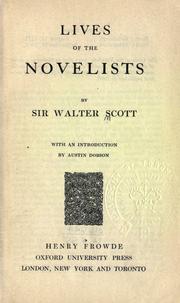 The lives of the novelists
