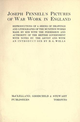 Joseph Pennell's pictures of war work in England