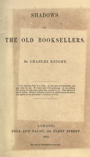 Shadows of the old booksellers