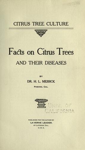 Citrus tree culture