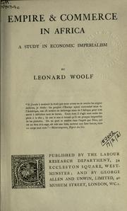 Empire & commerce in Africa