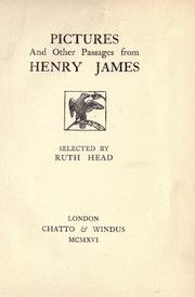 Pictures and other passages from Henry James