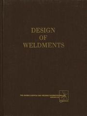 Design of weldments