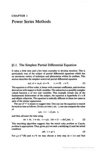 Partial differential equations