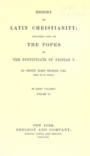 History of Latin Christianity