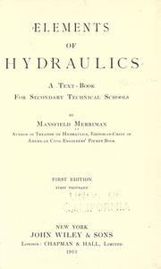 Elements of hydraulics