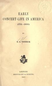 Early concert-life in America. (1731-1800)