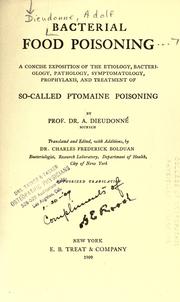 Bacterial food poisoning