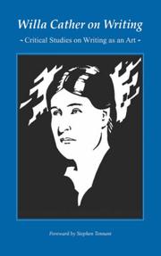 Willa Cather on writing