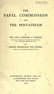 The Papal commission and the Pentateuch