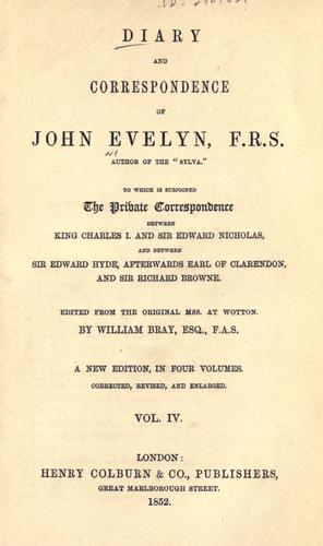 Diary and correspondence