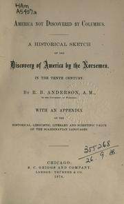 America not discovered by Columbus