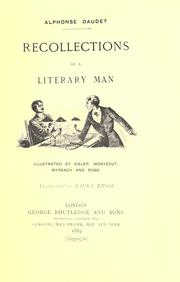 Recollections of a literary man
