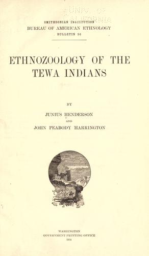 Ethnozoology of the Tewa Indians