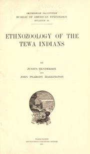Ethnozoology of the Tewa Indians