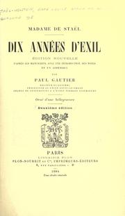 Dix années d'exil