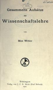 Gesammelte Aufsätze zur Wissenschaftslehre