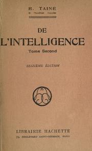De l'intelligence