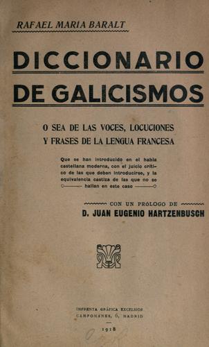 Diccionario de galicismos