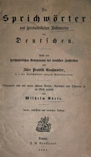 Die Sprichwörter und sprichwörtlichen Redensarten der Deutschen