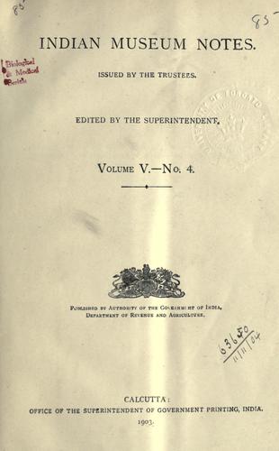 Indian museum notes