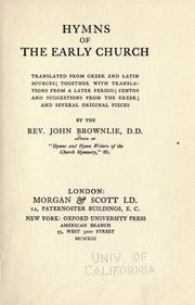 Hymns of the early church