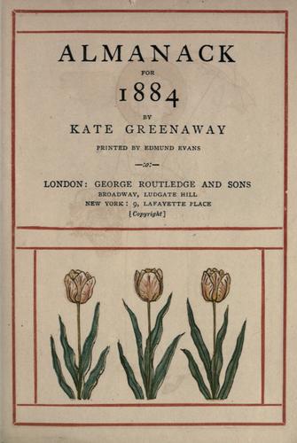 Kate Greenaway's almanack ...