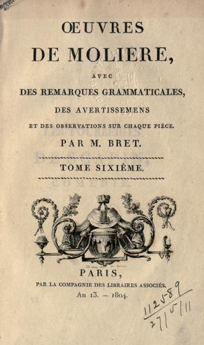 Oeuvres de Molière