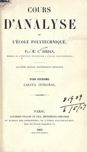 Cours d'analyse de l'École polytechnique