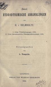 Zwei hydrodynamische Abhandlungen