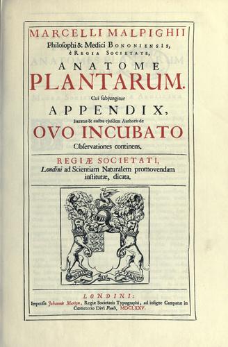 Anatome plantarum